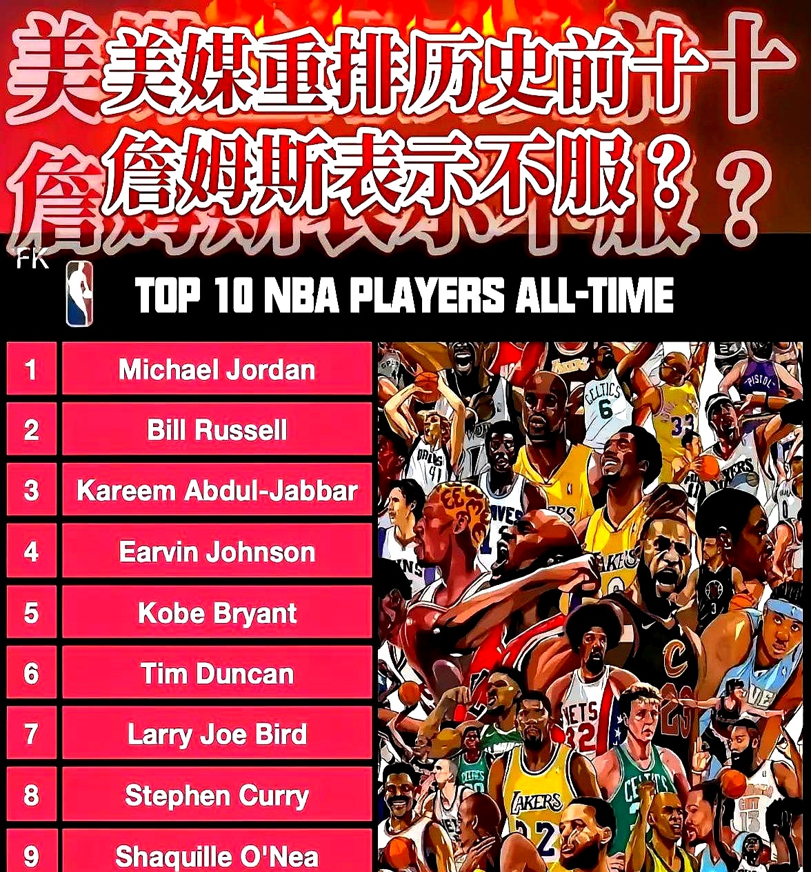 球星之间的昵称由来 球星之间的昵称由来